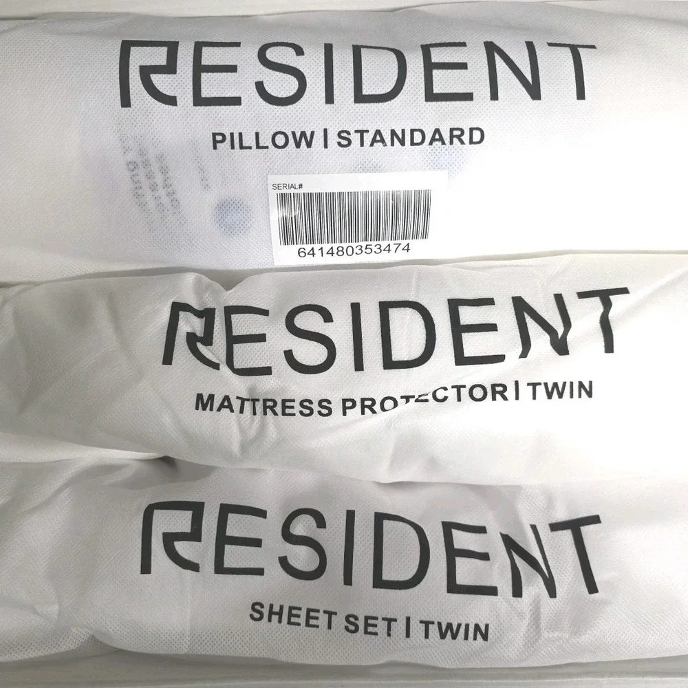 RESIDENT SERENITY SLEEP BUNDLE TWIN Nectar Dream Cloud White, Damaged Box