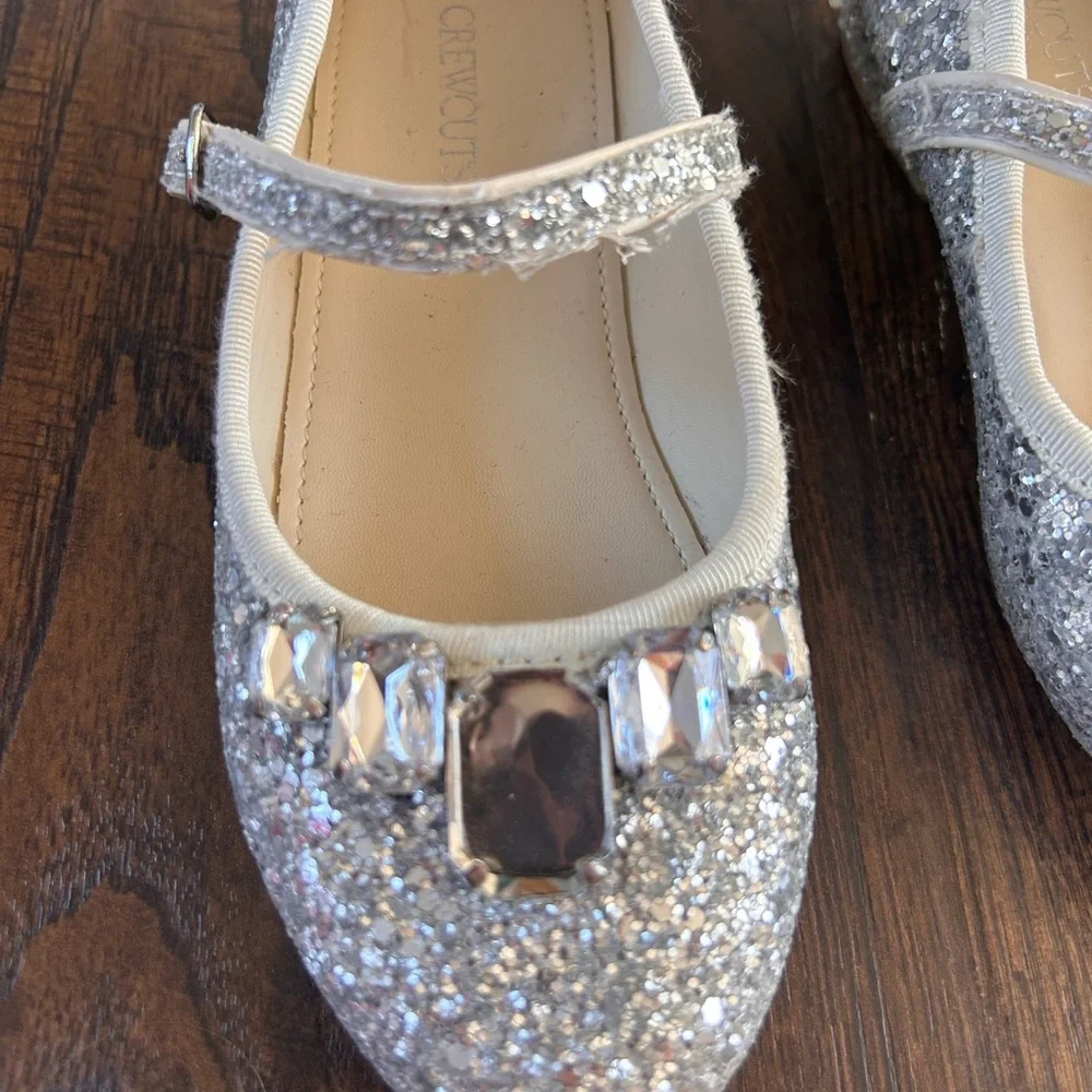 Crewcuts Sparkly Silver Kids Shoes