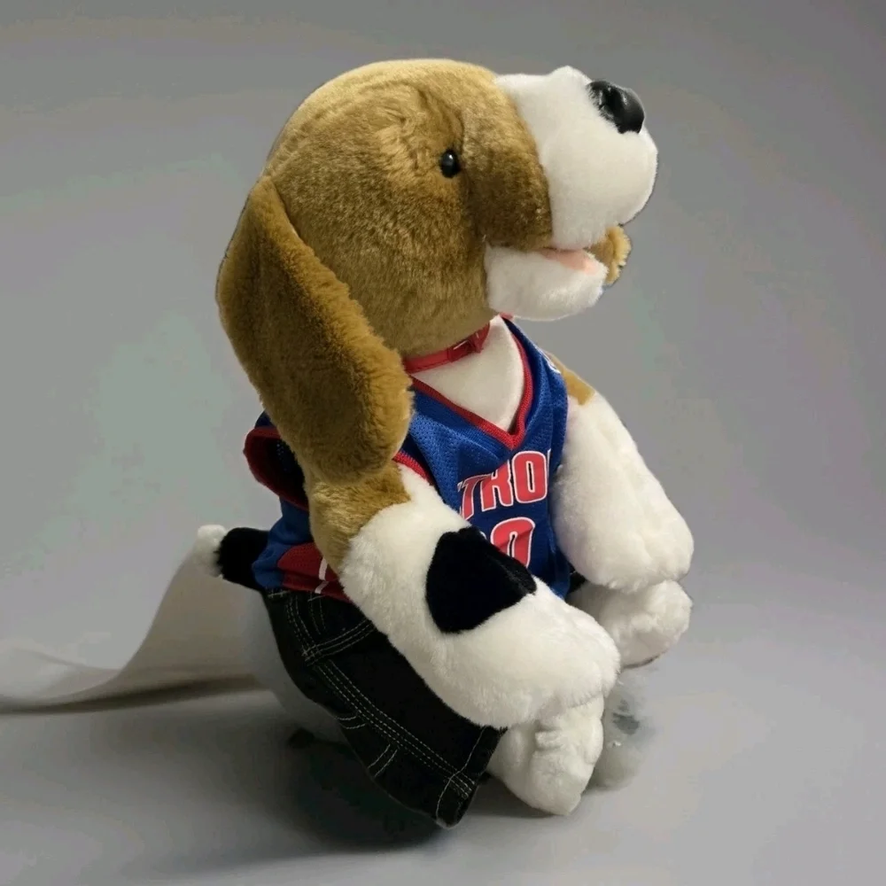 BABW Build a Bear Dog Collar Puppy Plush Stuffed Toy EUC