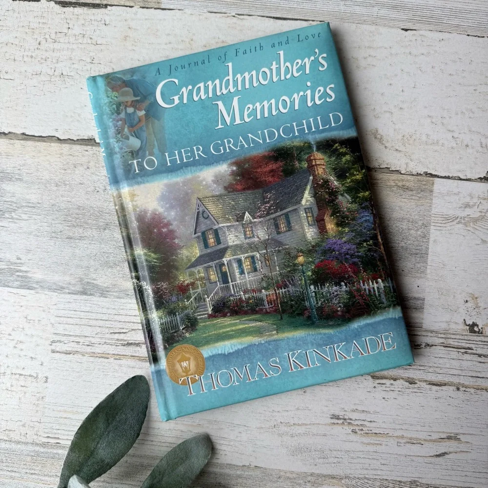 Vintage Thomas Kincade Grandmother’s Memories Journal (1999) Journaling Keepsake