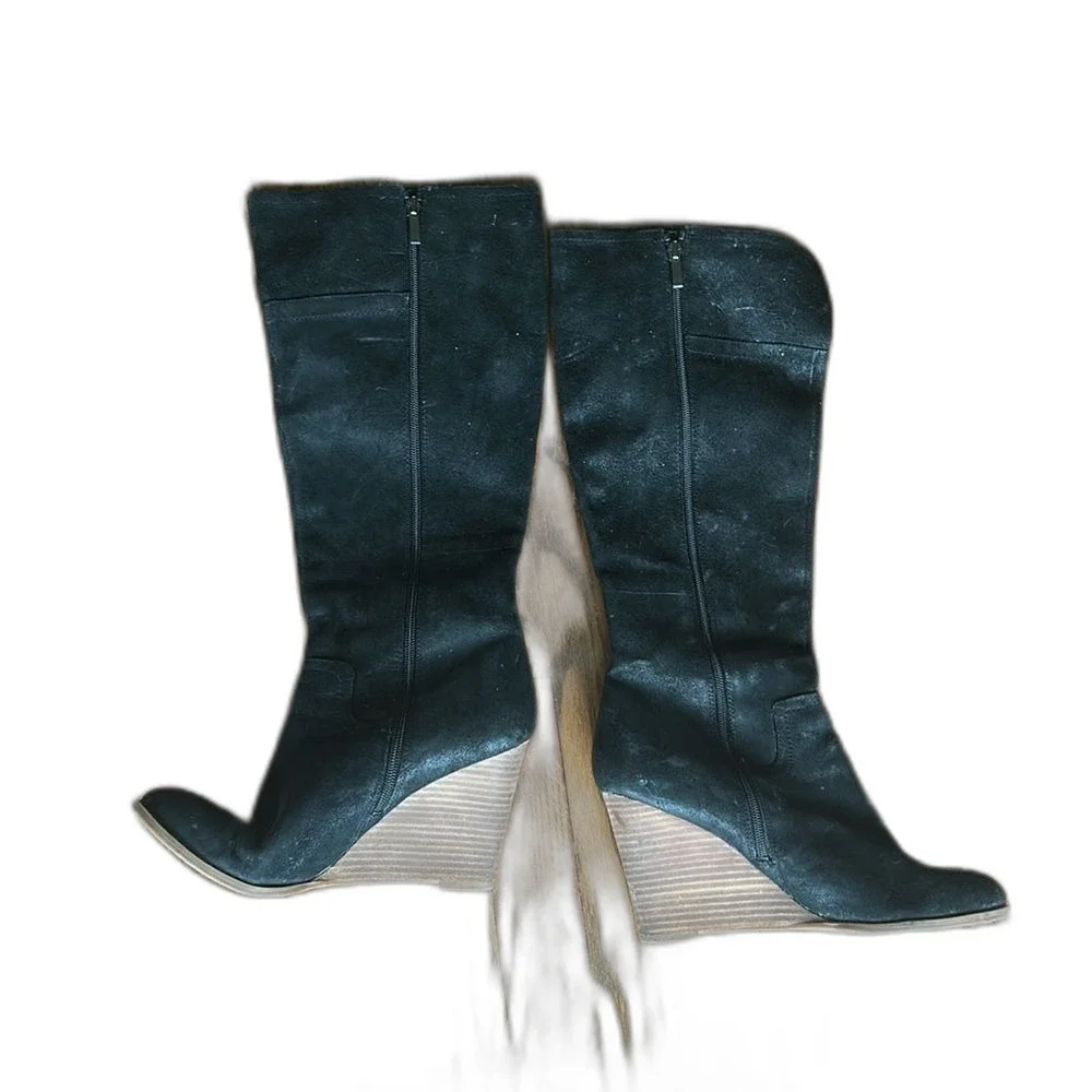 Franco Sarto suede interior black