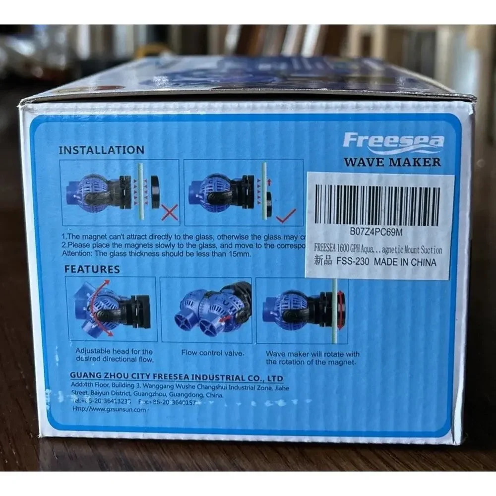 Freesea Wave Maker FS-230 Fresh & Sea Water Magnetic Mount Adjustable Head
