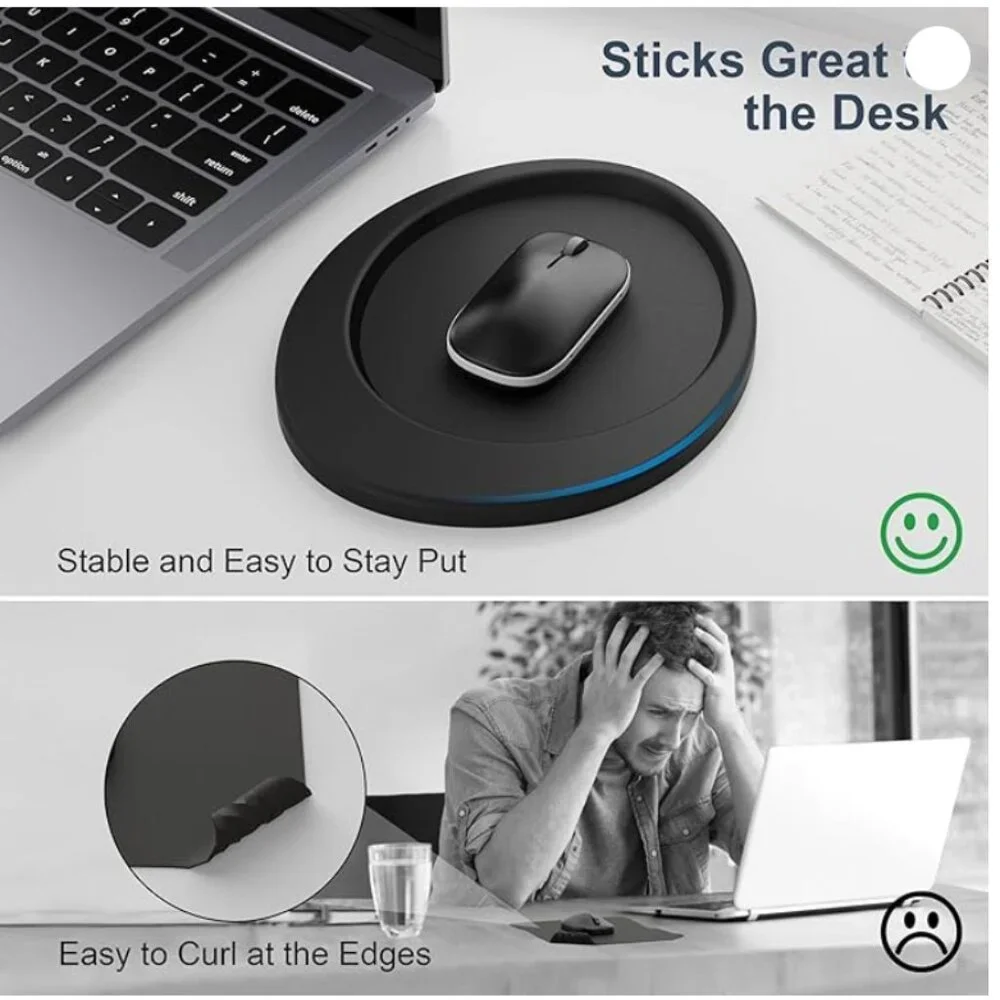 MEKASS Ergonomic Mousepad with Wrist Support Beautiful Flowers