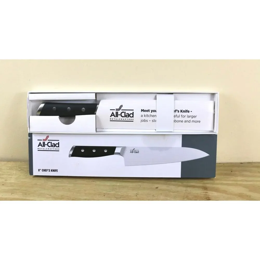 New ALL Clad Stainless Steel Chef's Knife 8