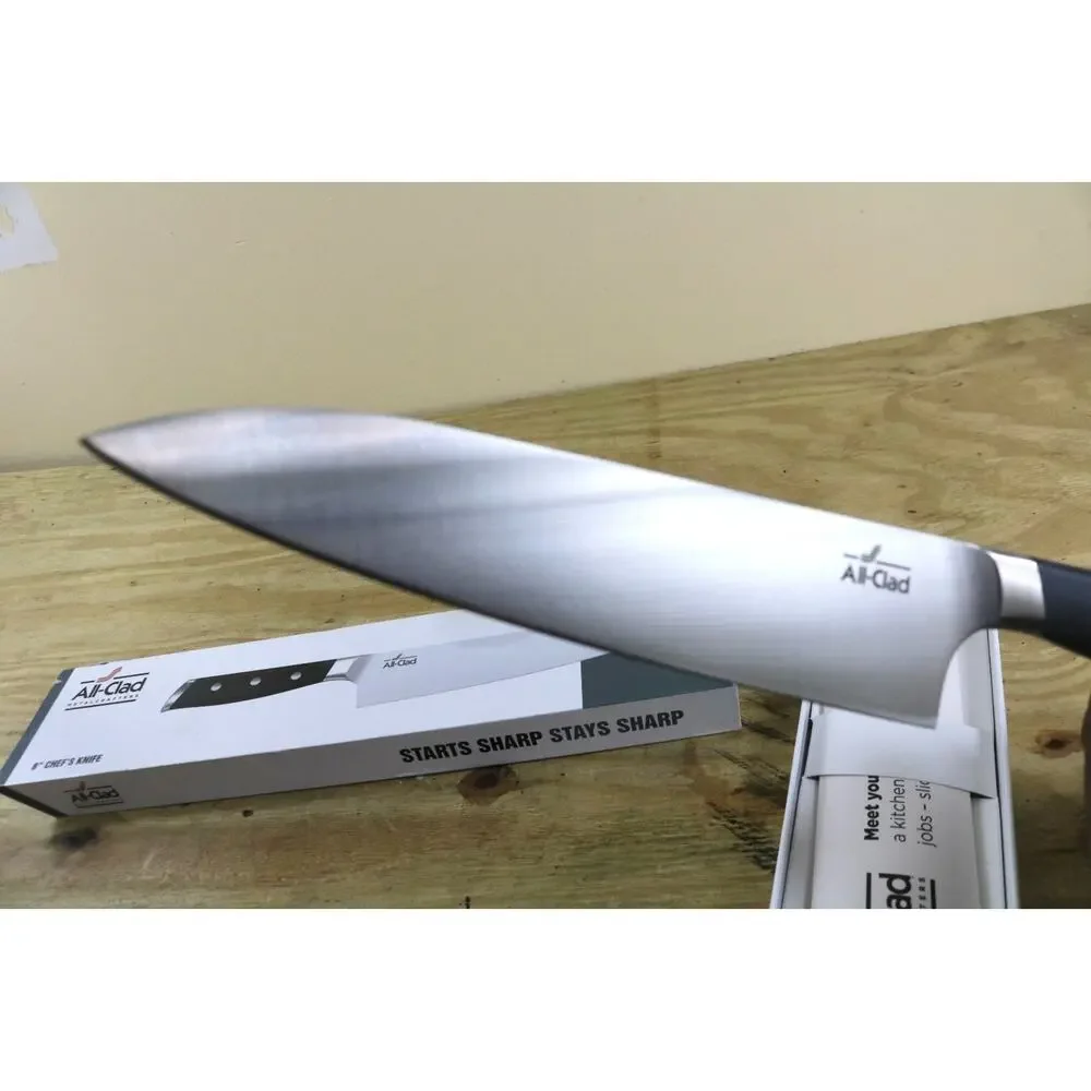 New ALL Clad Stainless Steel Chef's Knife 8