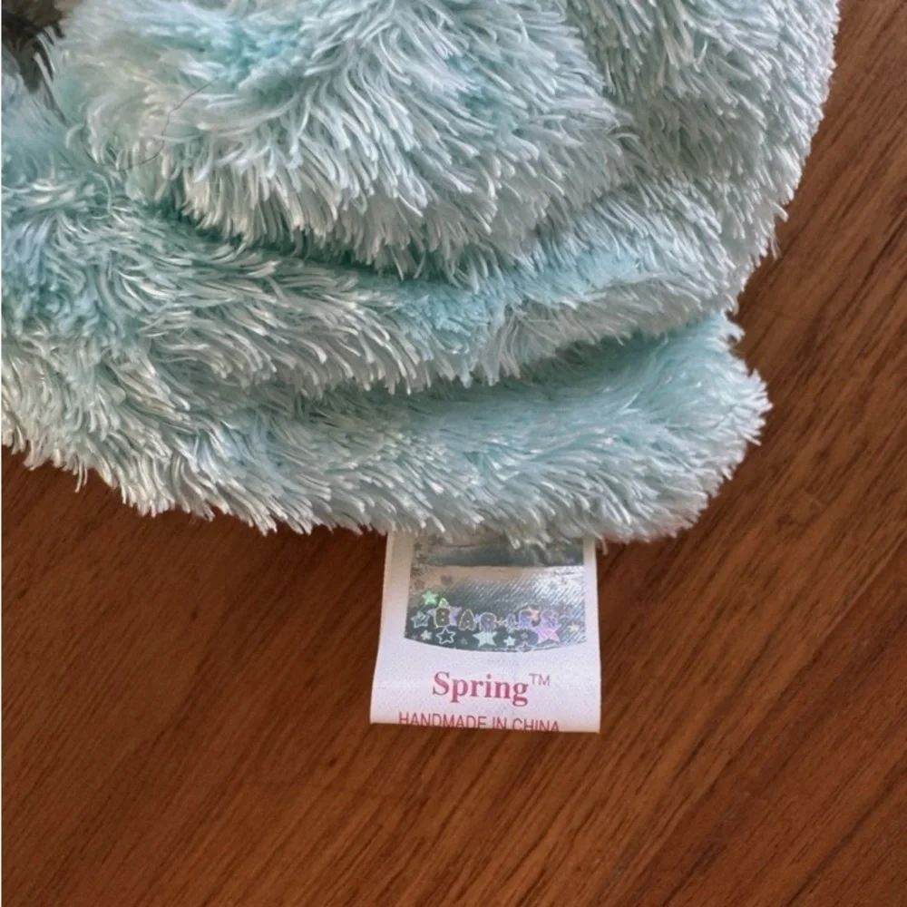 2001 TY BEANIE BABY SPRING The Blue Bunny Rabbit mint NWT.
