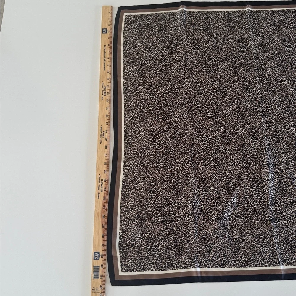 White House Black Market Scarf 35x35 inches Animal Pattern Square Large