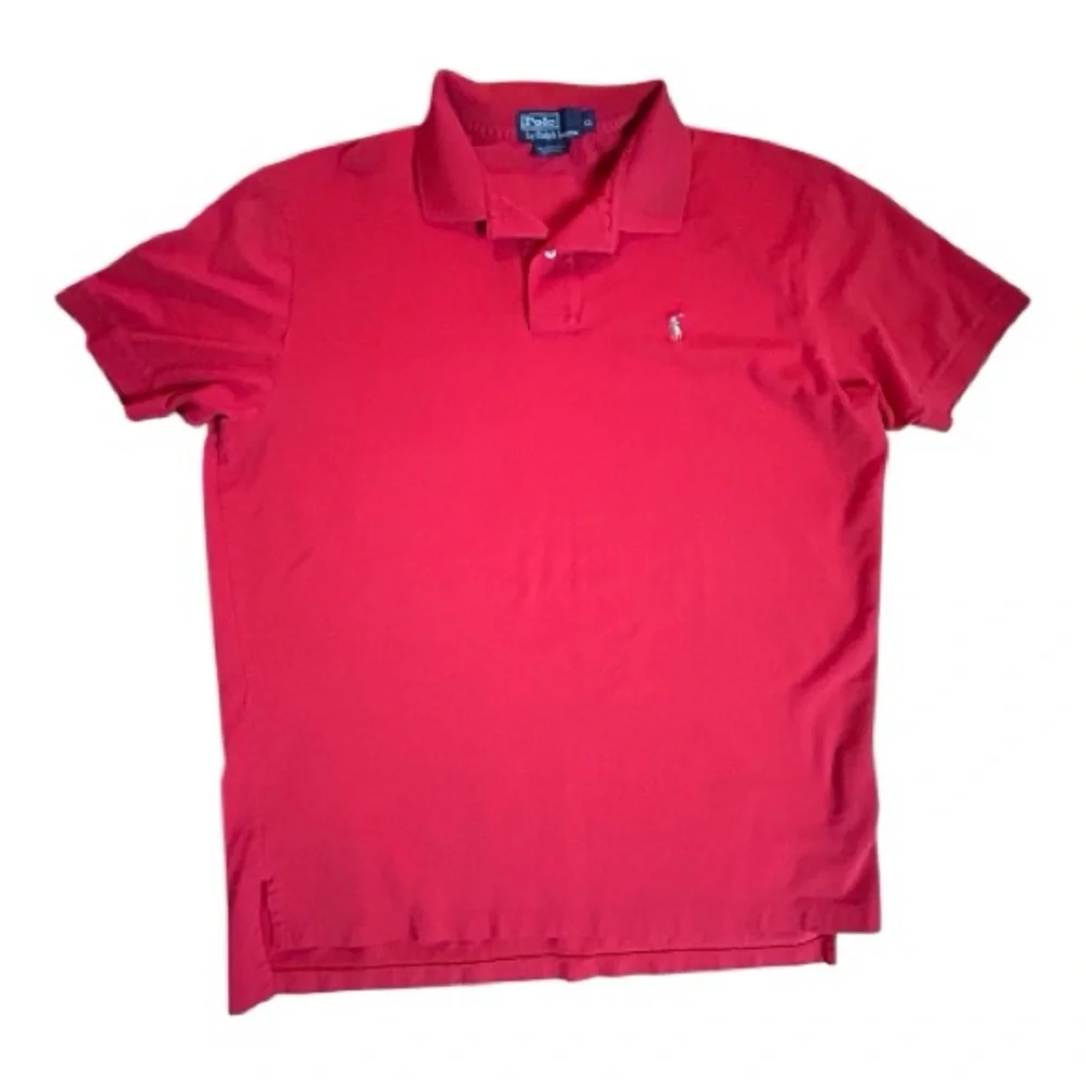 Ralph Lauren Men's Vibrant Red Polo Shirt