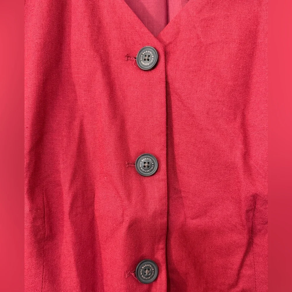 Bagatelle Linen Blend Tailored Jacket