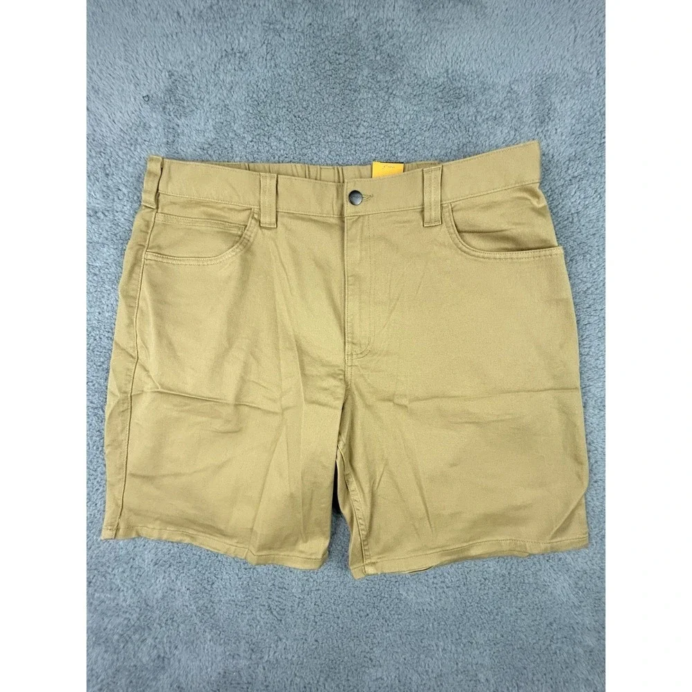 Carhartt Men's Force Relaxed Fit Work Shorts Size 38 Beige 9