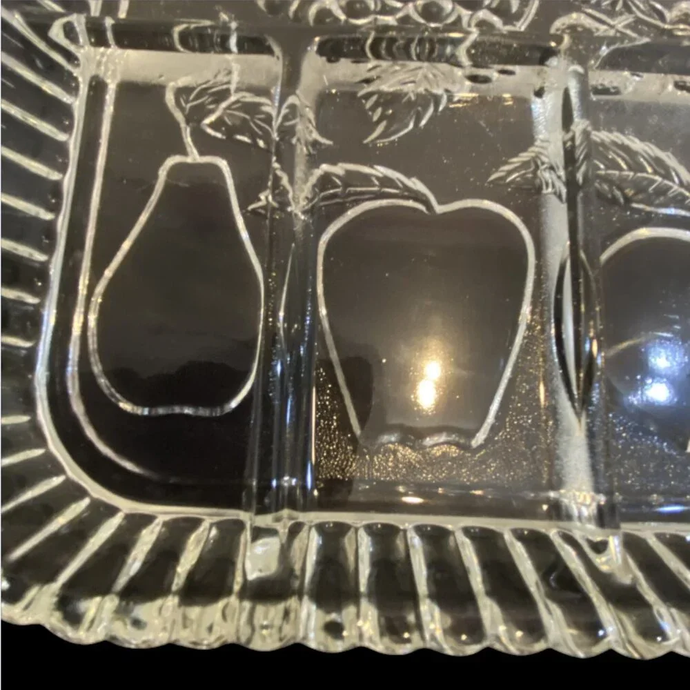 Indiana Glass heirloom timeless relishes