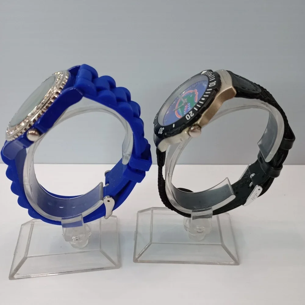 Lot of 2 Florida Gators Watches Quartz‎ Men's 39mm Blue & Black New Battery