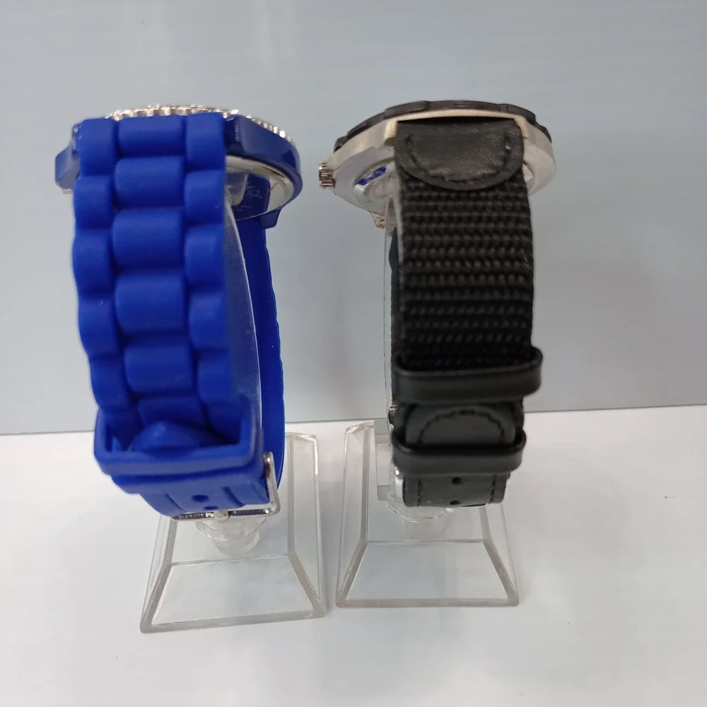 Lot of 2 Florida Gators Watches Quartz‎ Men's 39mm Blue & Black New Battery