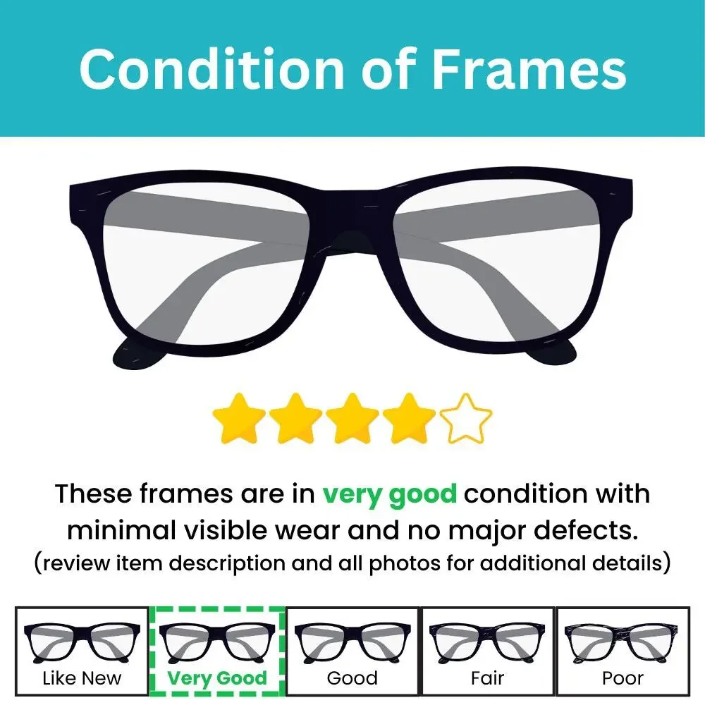 Wiley X Aspect Z87-2+ 60-18-130mm Sunglass / Eyeglass FRAMES ONLY - VERY GOOD