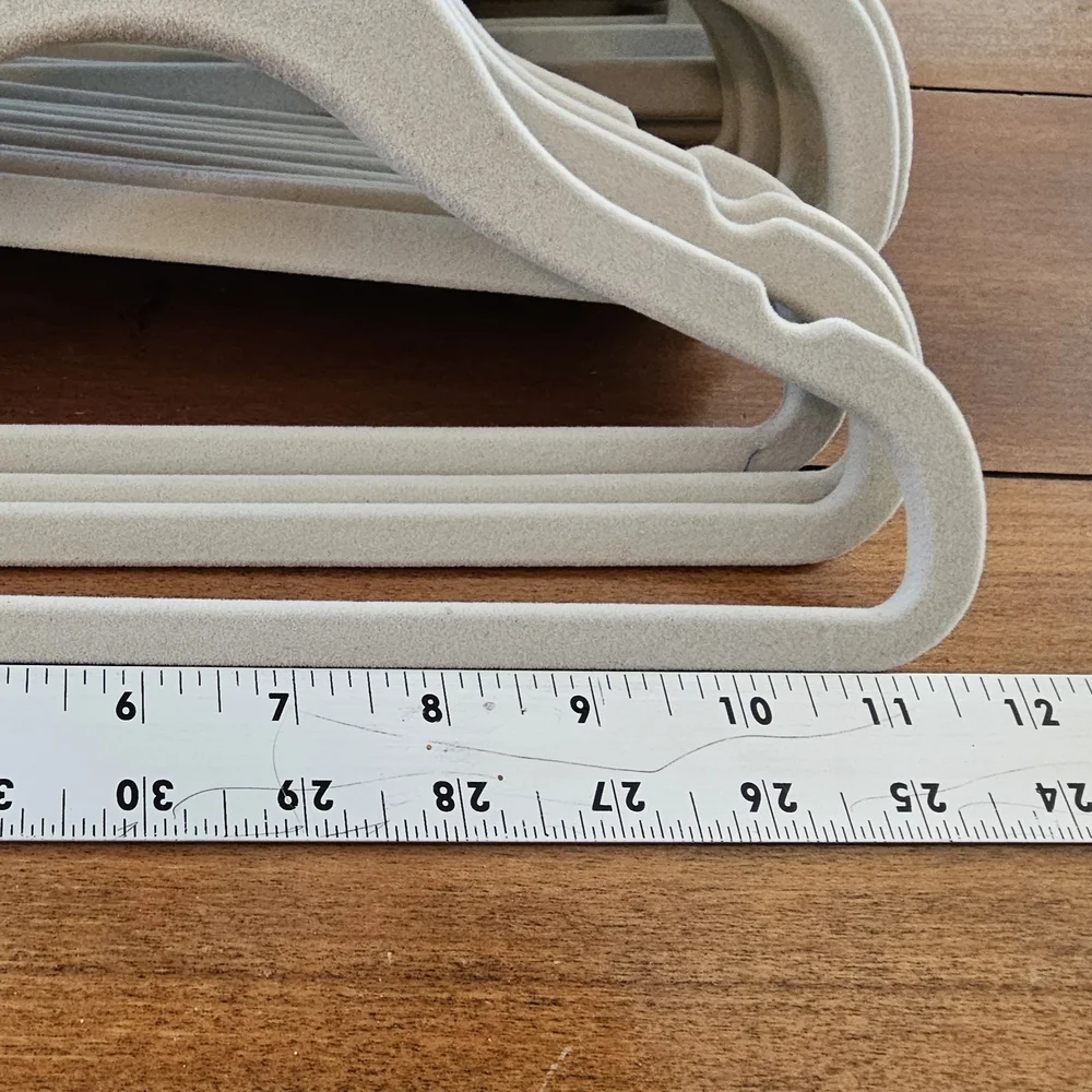 White Velvet Toddler or Small Clothes Hangers