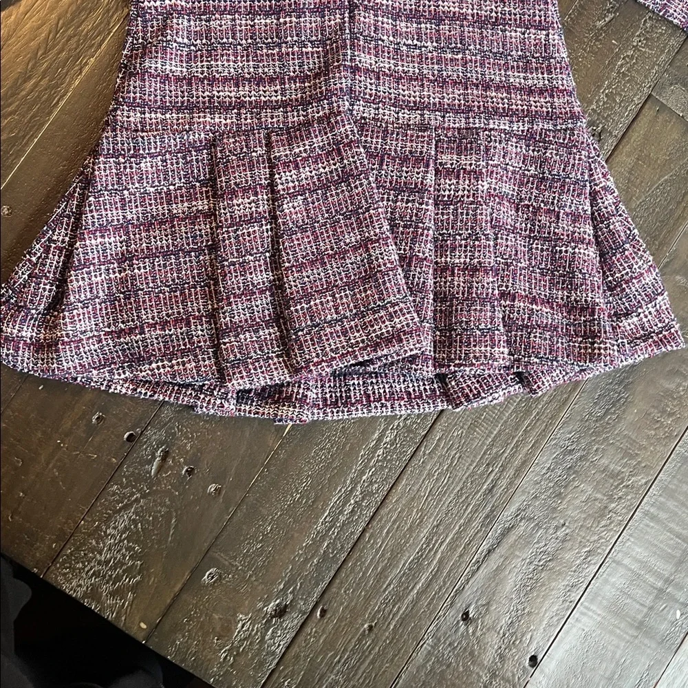 Mayoral Pink and Navy Tweed Formal Dress