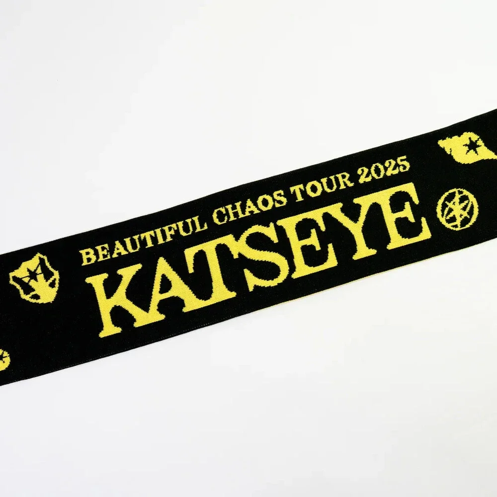 katseye beautiful chaos slogan muffler scarf tour exclusive