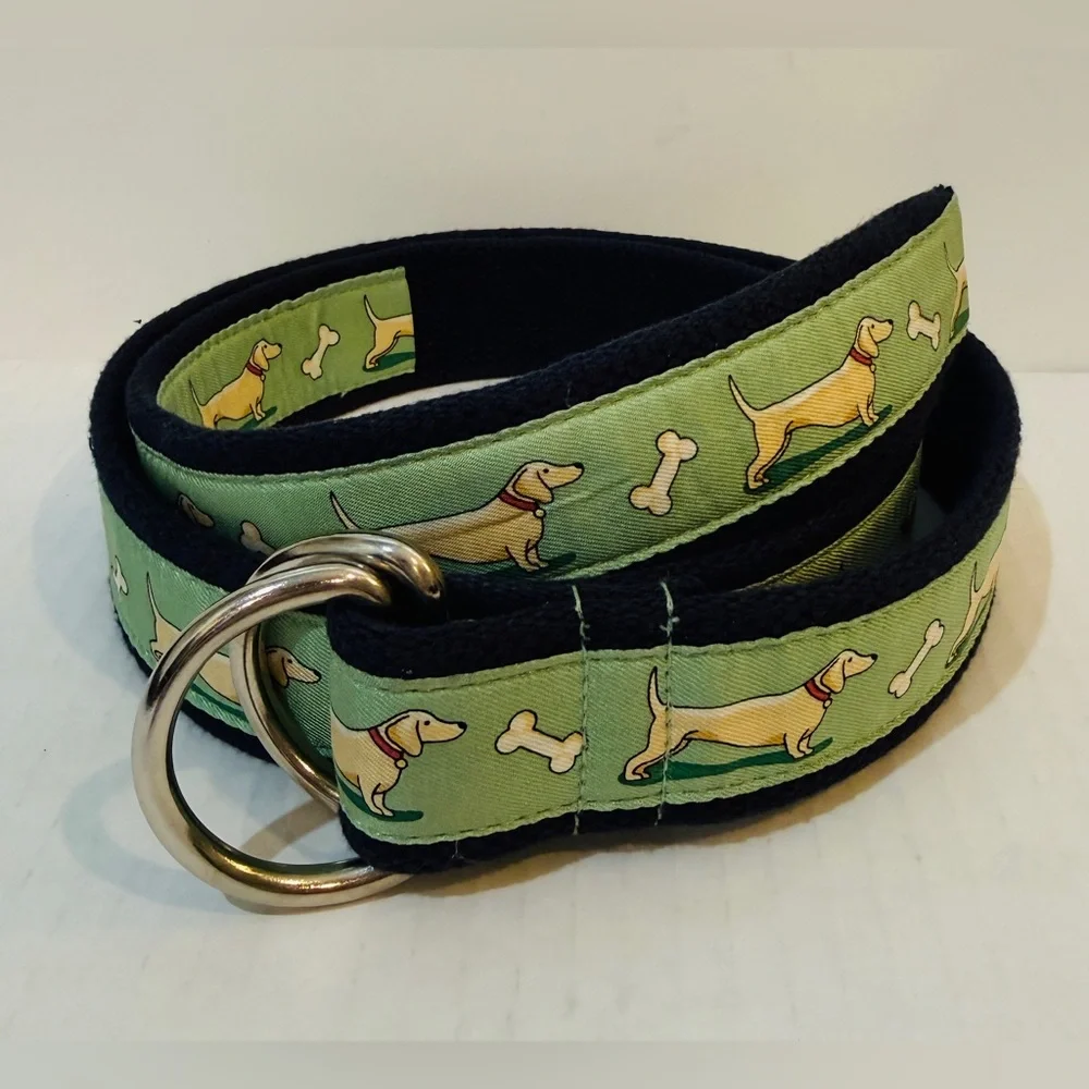 Vineyard Vines D Ring Dog and Bone Belt