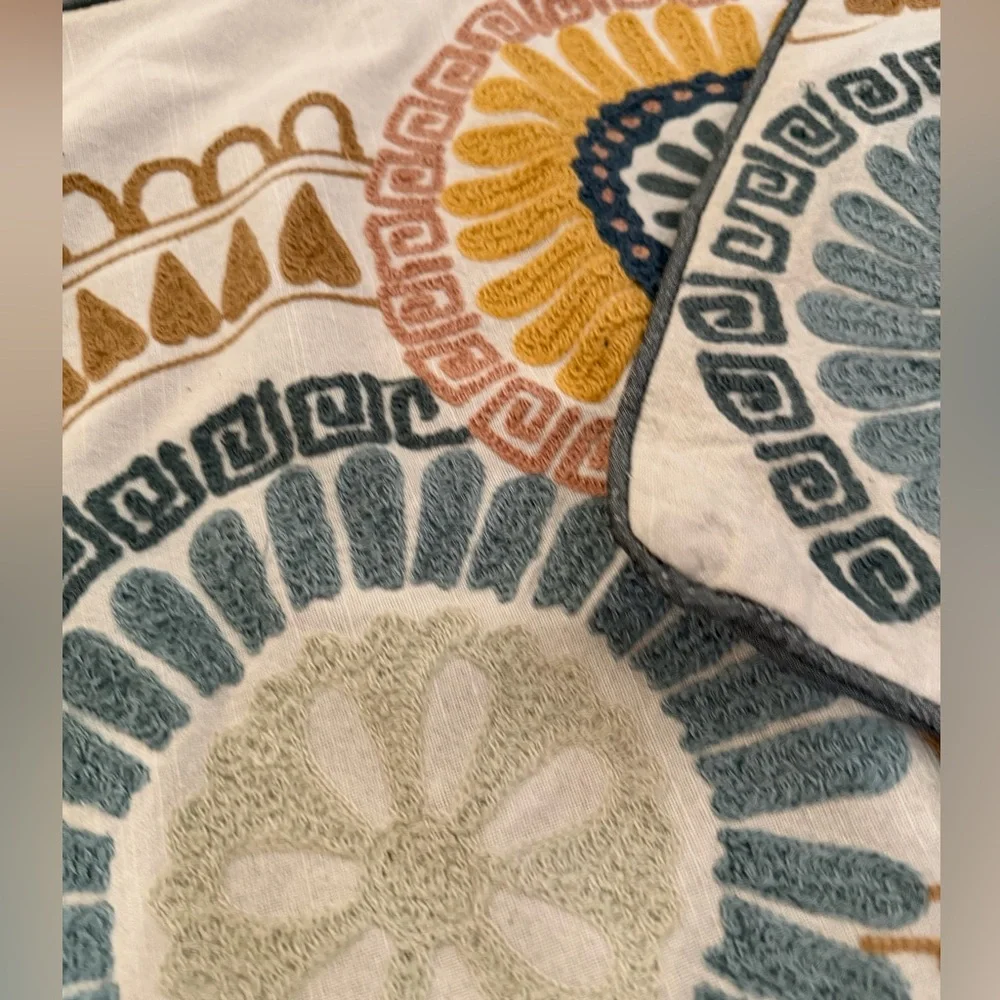 PIER ONE Decorative Throw Pillow Cases 18x18 (Set of 2)