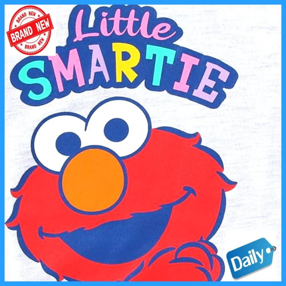 4 Pack Girls Short Sleeve T-Shirts Infant Toddler Cotton Blend Tees