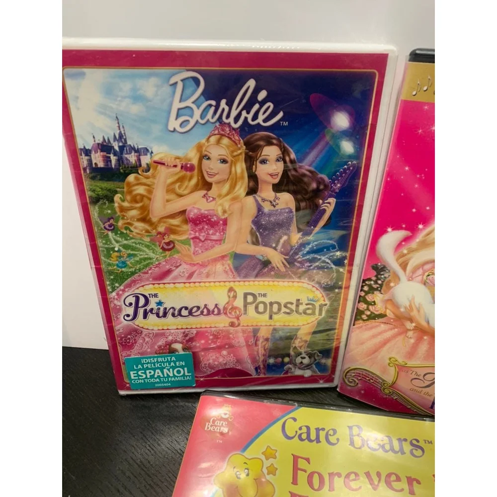 Lot of Barbie and Care Bears Movies