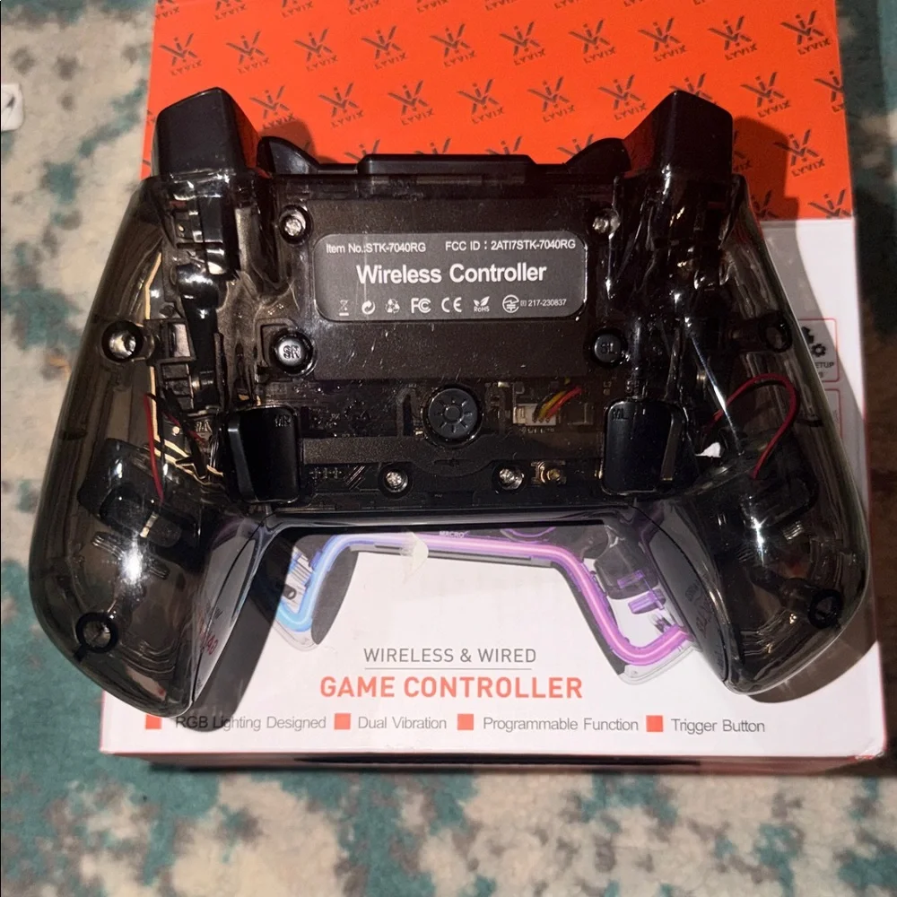 Wireless Multi Color Changing Gaming Controller