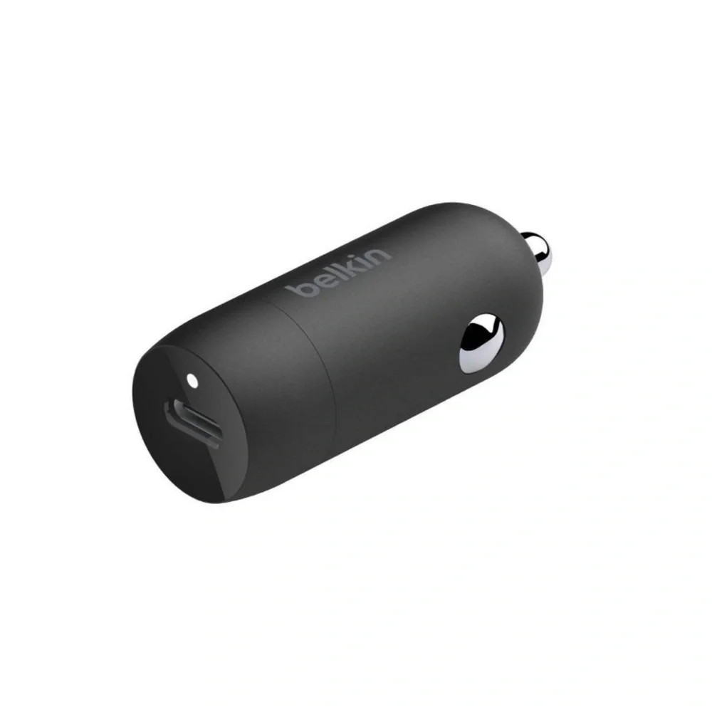 Belkin 30W Car Charger USB-C Port - Black