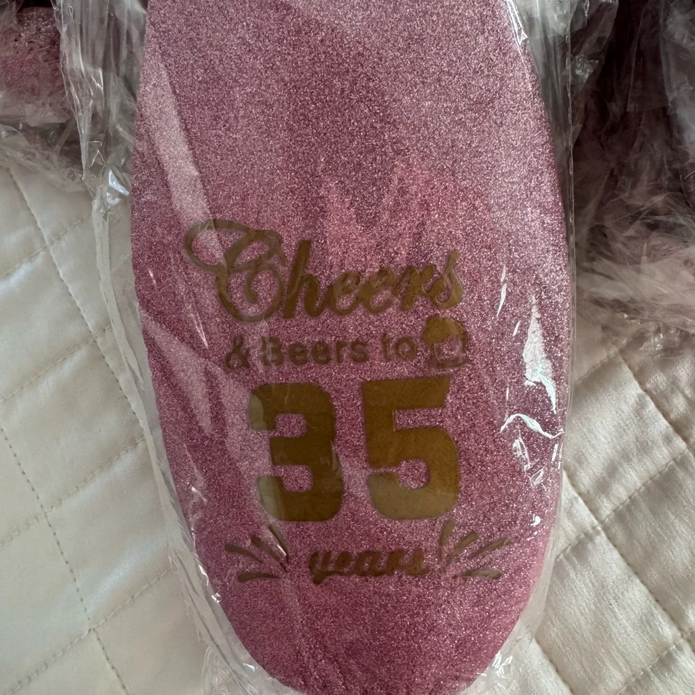 35th Birthday Pink Party Decoration Set