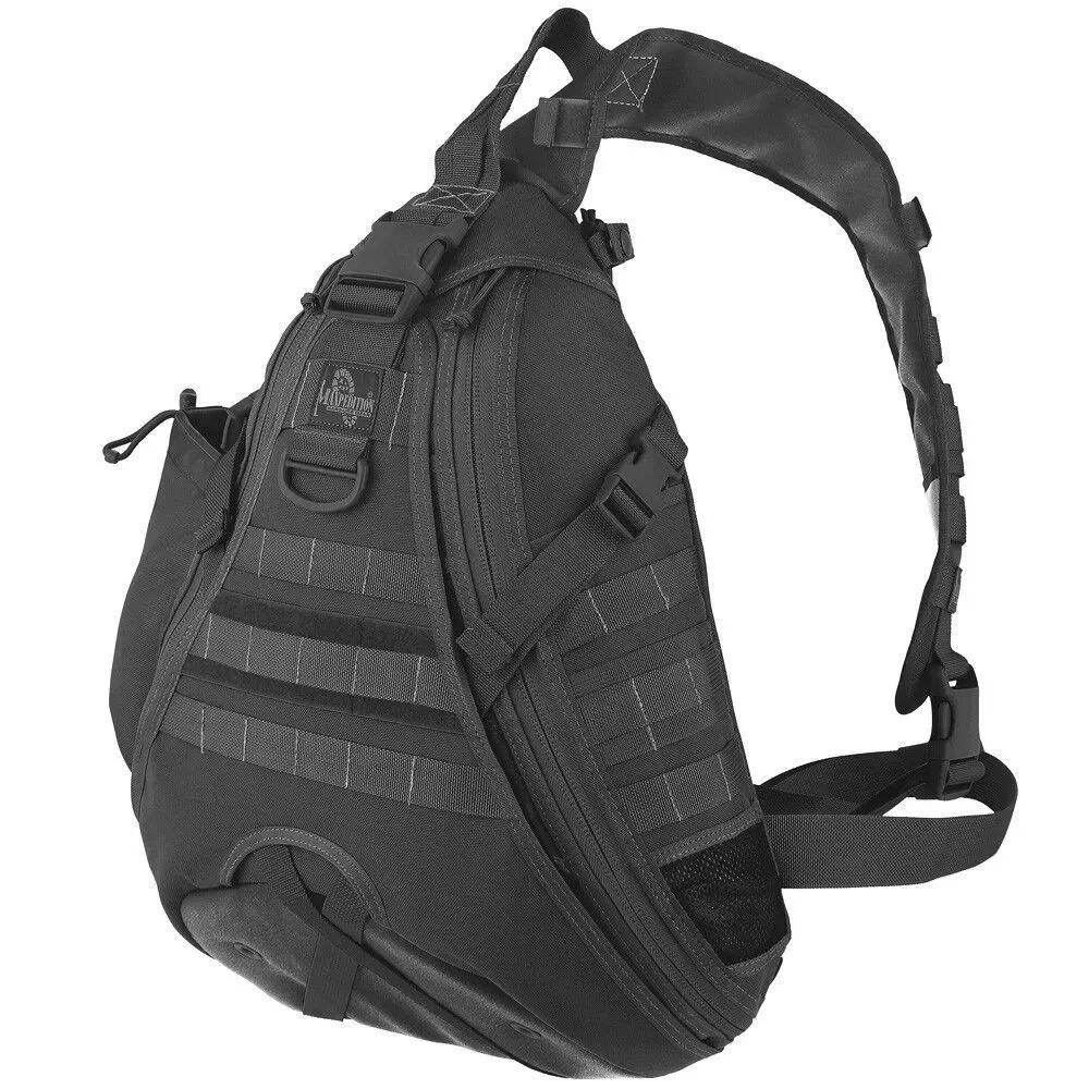 Maxpedition Monsoon Gearslinger Tactical Hard Use Gear Sling Backpack Bag Black