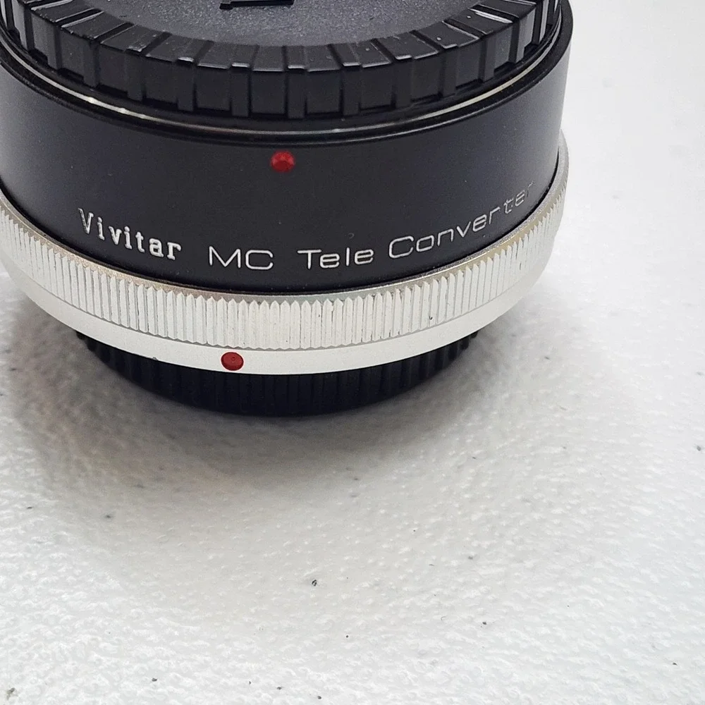 Vivitar MC Tele Converter 2X-4 FL-FD Lens with cap Untested Parts Only