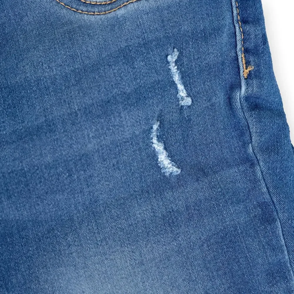 Justice Girls Medium Wash Distressed Jeggings 12