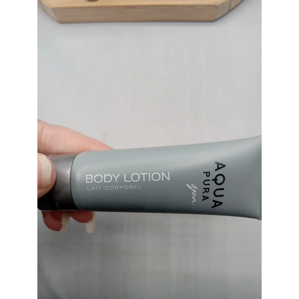 Aqua Pura 5 SHAMPOO 5 Condltion 4Body Lotion ECOWELL 1 OZ NEW Travel Size 1oz.