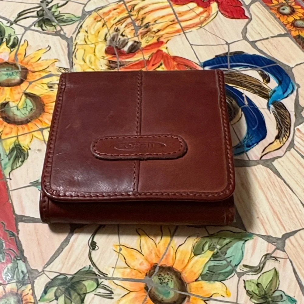 Fossil Men's Rich Brown Leather Wallet