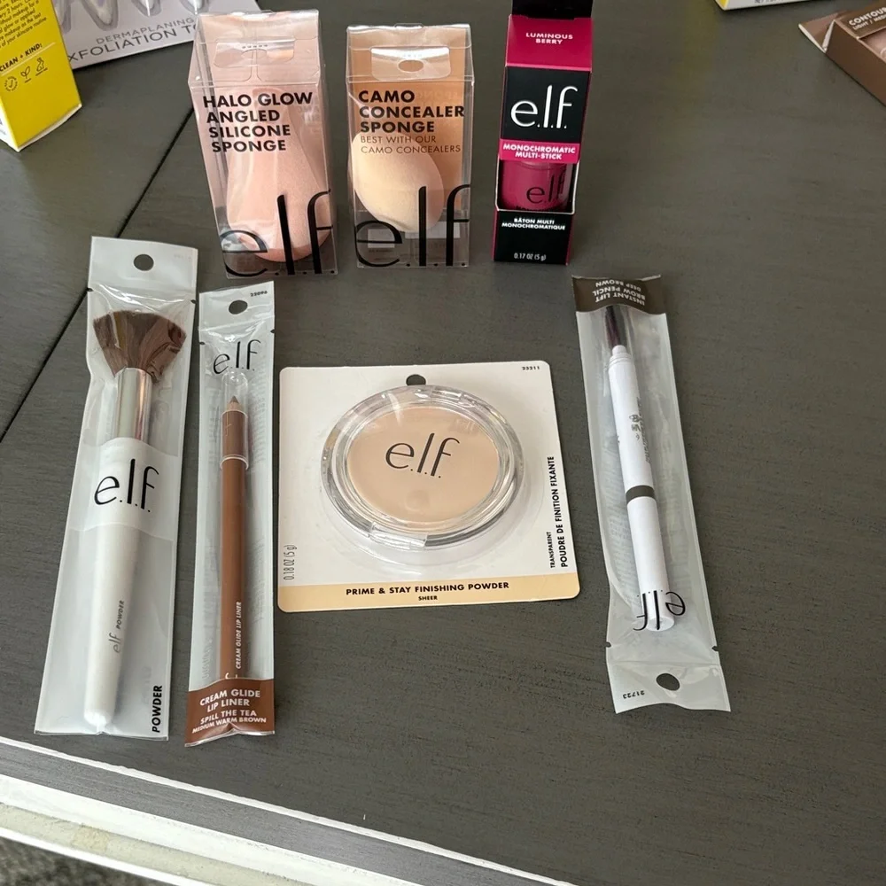 ELF Makeup Accessories Set with Brushes and Sponges