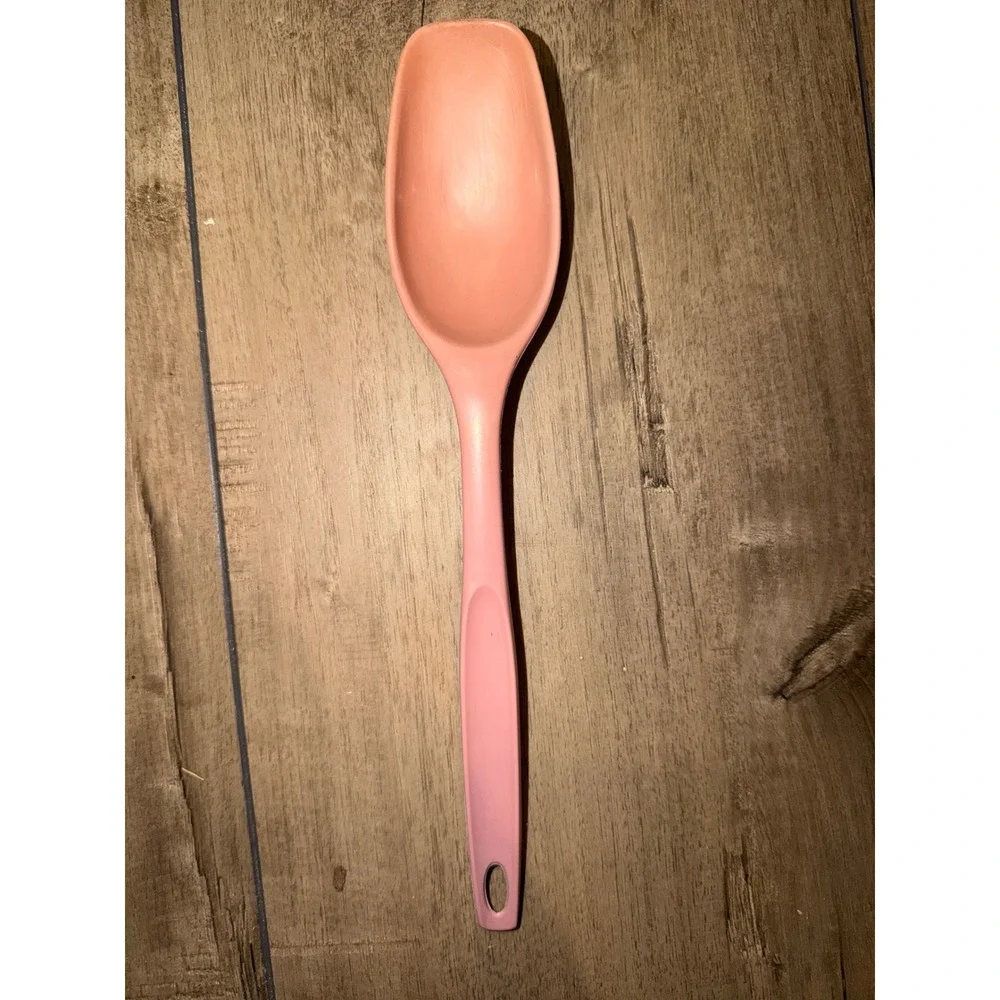 Foley Pink Plastic‎ Cooking Spoon Kitchen Utensil Serving Spoon