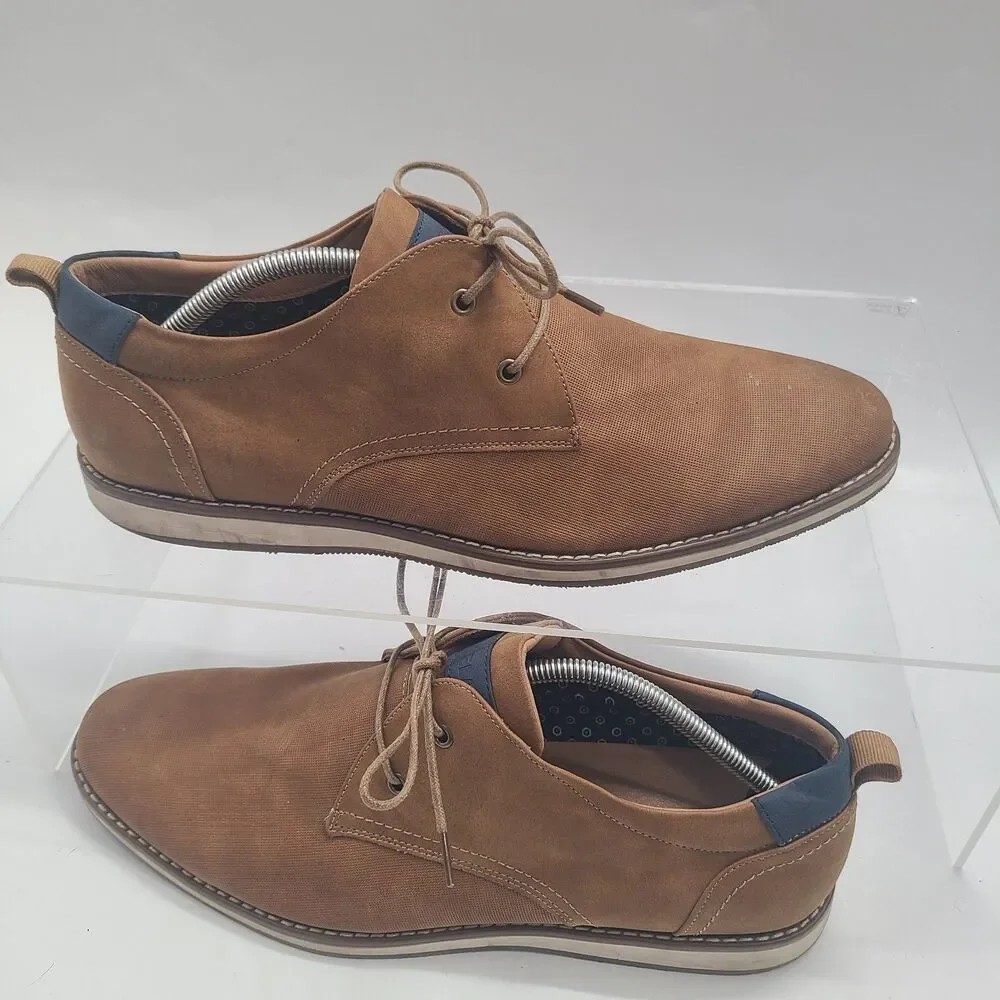 Eliteland Men's Leather Oxford Shoes US Size 12