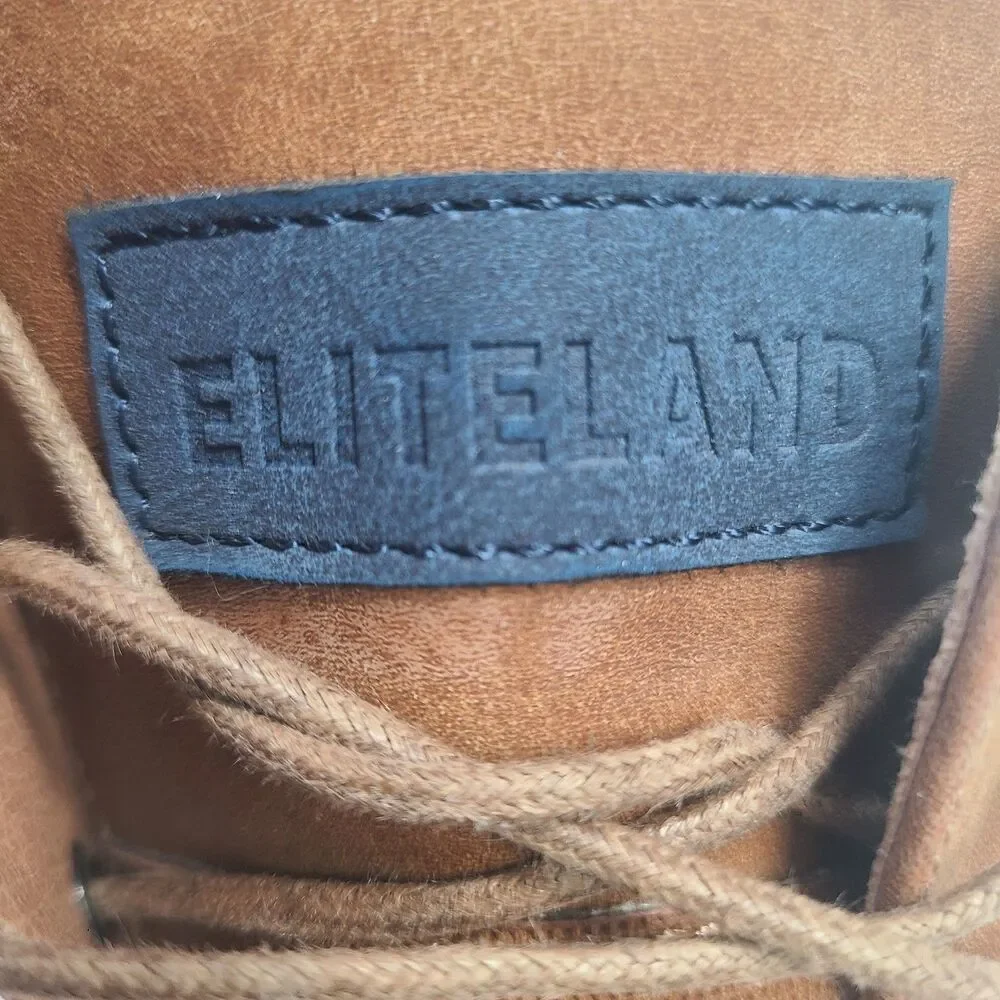 Eliteland Men's Leather Oxford Shoes US Size 12