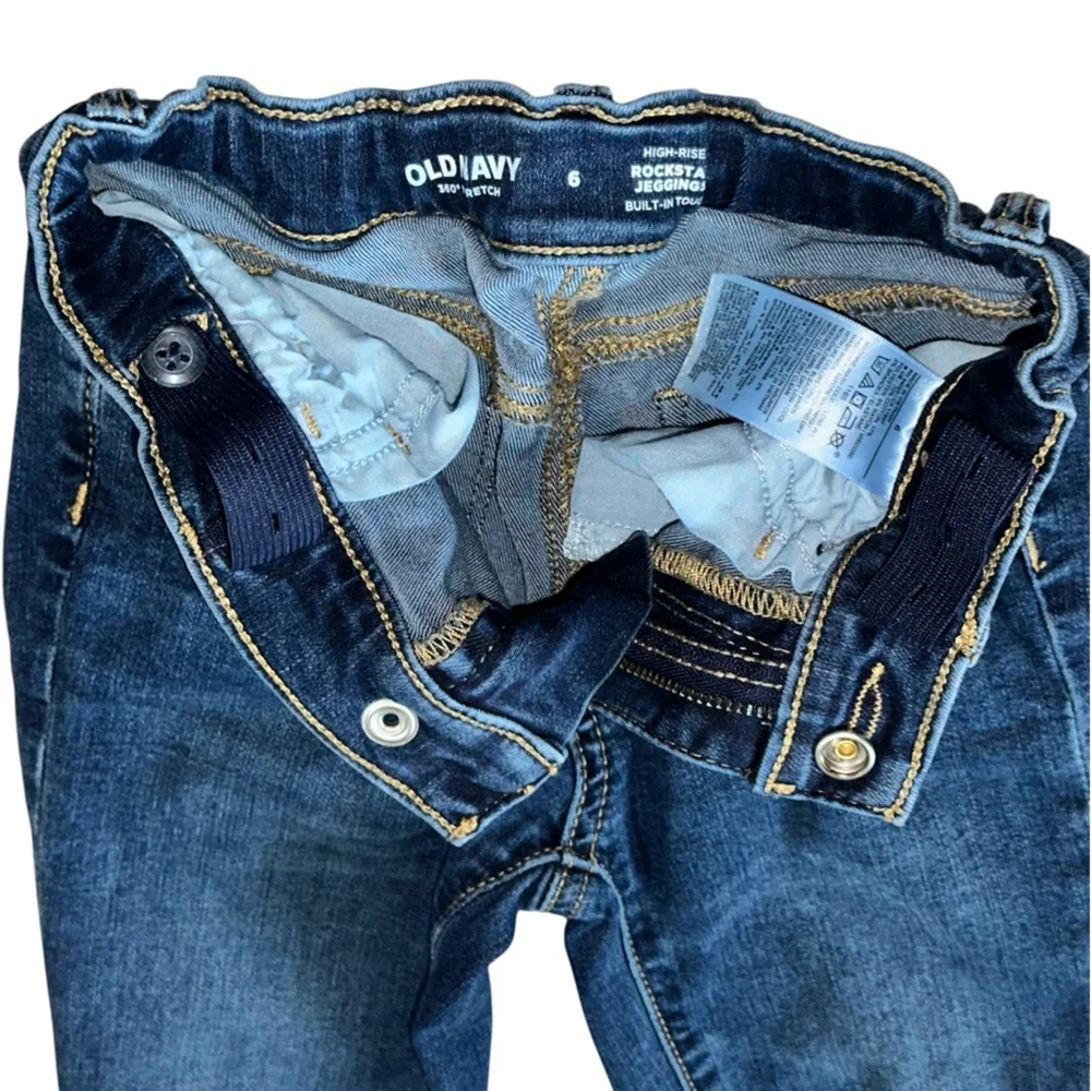 Old Navy High-Waisted Rockstar 360° Stretch Jeggings for Girls