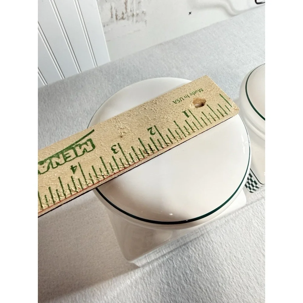 Vintage French Farine & Sucre Storage Jar – Ceramic Flour & Sugar Canister