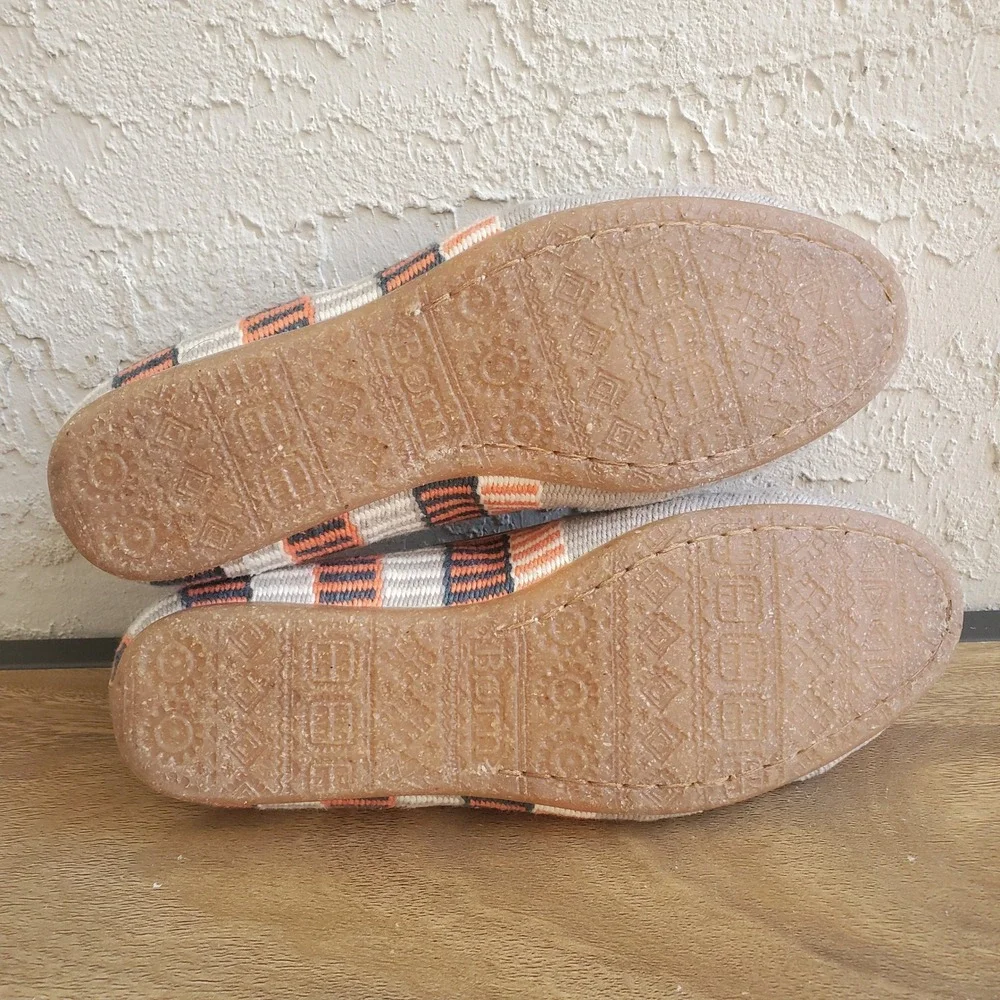 Born Giselle Flats Southwestern Womens 7 Hand Woven Aztec Boho Ballet Comfort