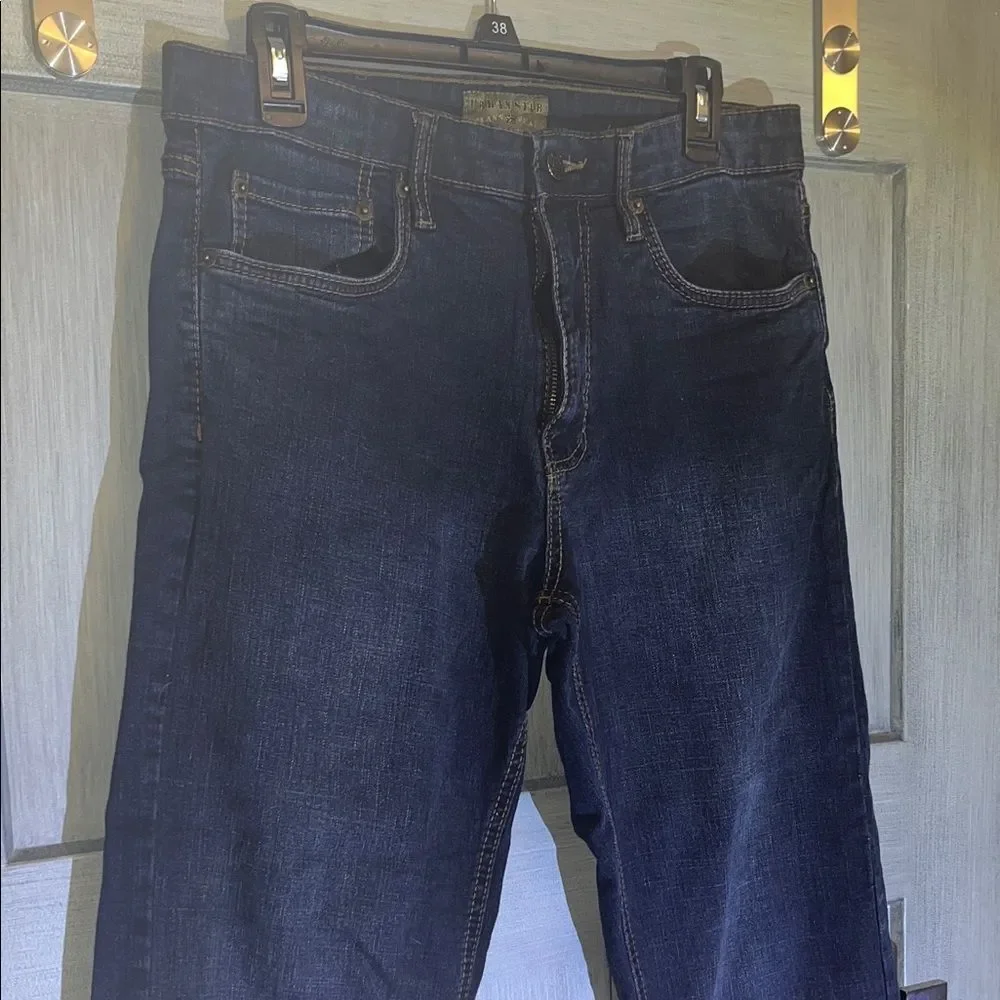 Urban Star 32X30 Men’s Straight Leg Jeans Dark Wash #denim #contemporary