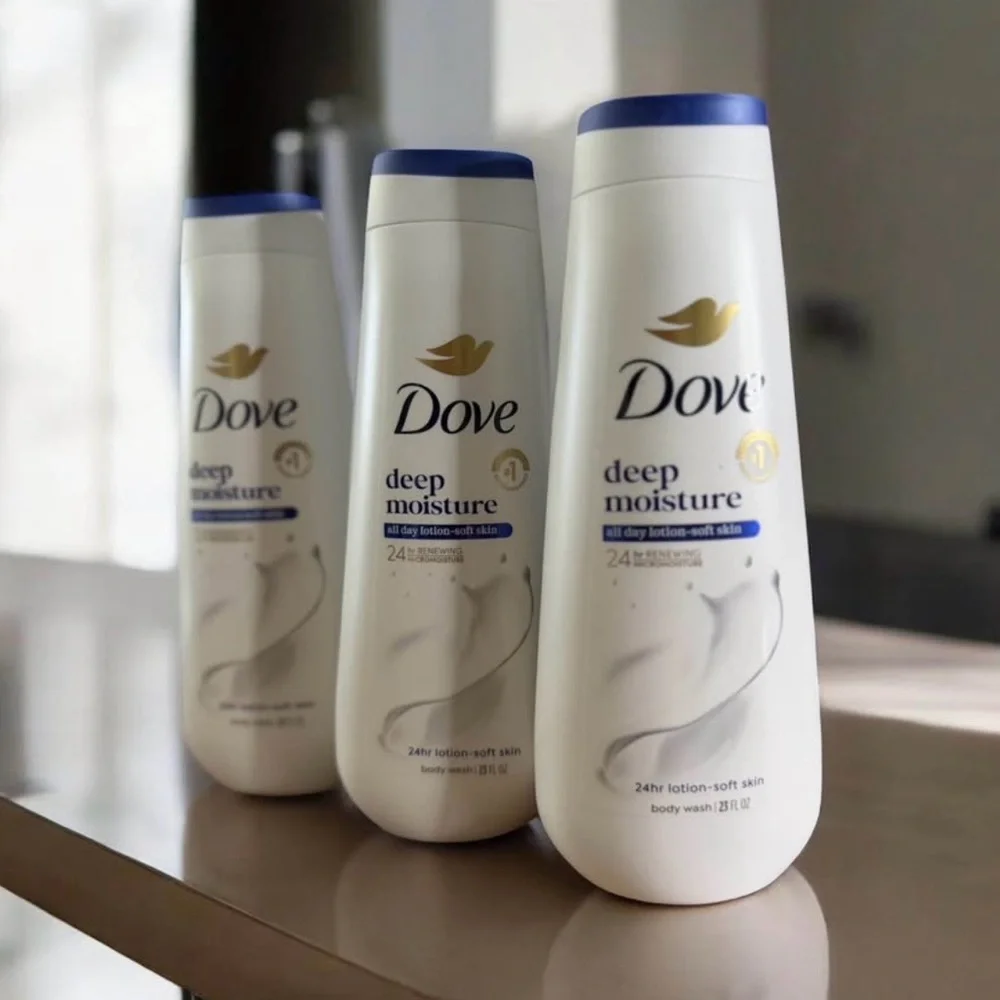 Dove Deep Moisture Body Wash 3-pack 23oz each (69oz Total) Hydrating Shower Gel