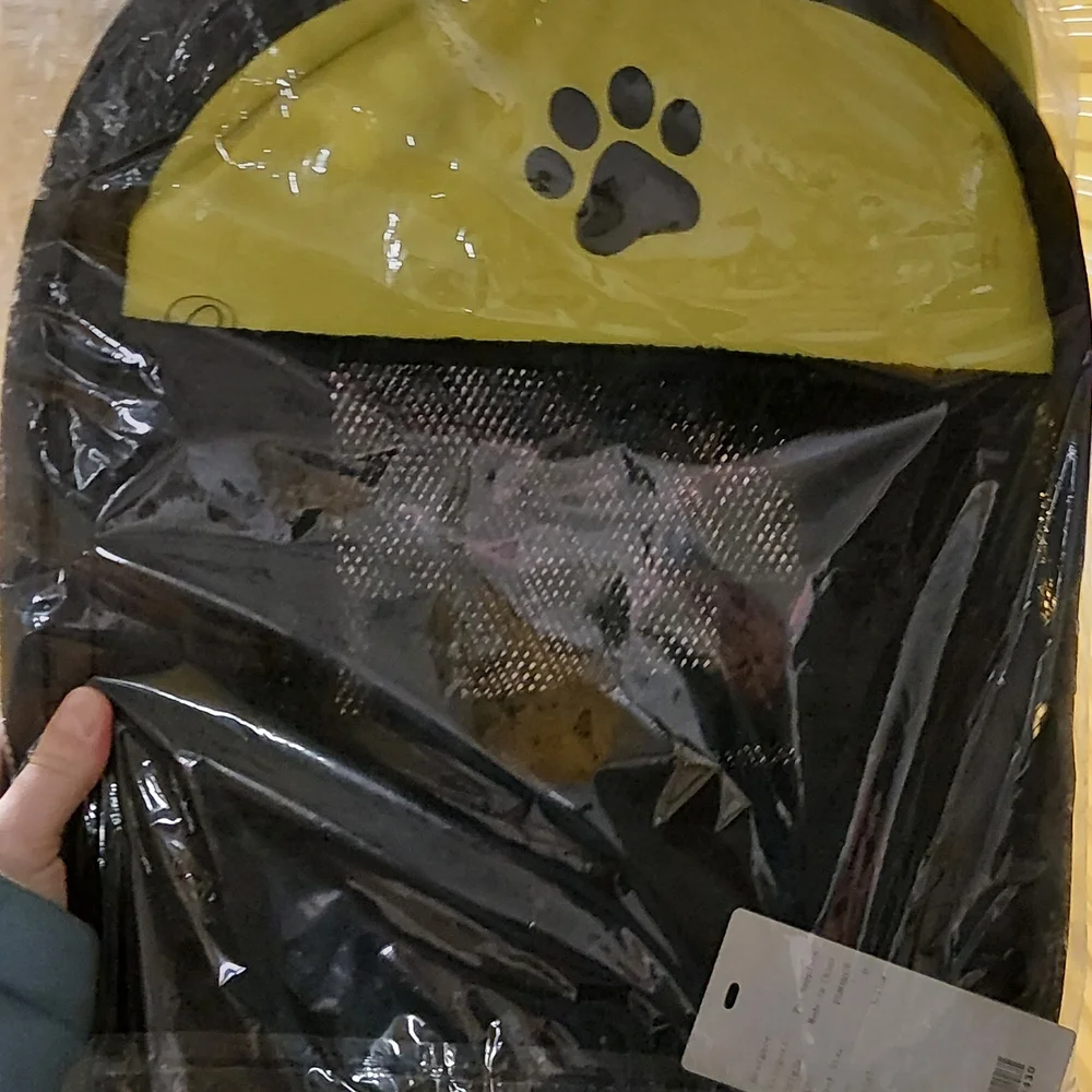 Yellow and Black Pet Carrier