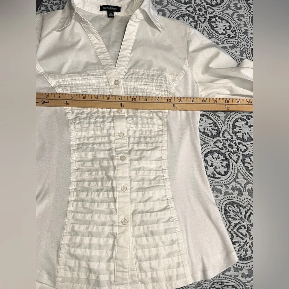 Notations collar down slim