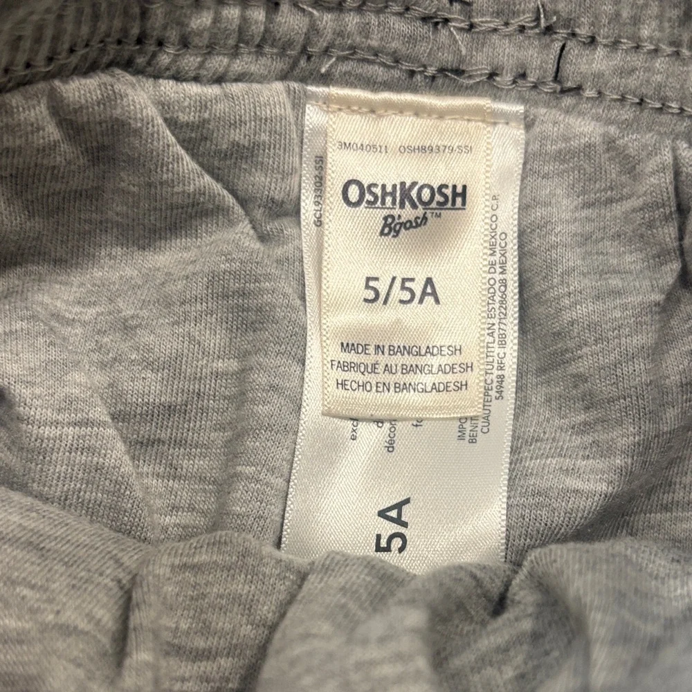 OshKosh B'gosh Black Joggers with White Stripes