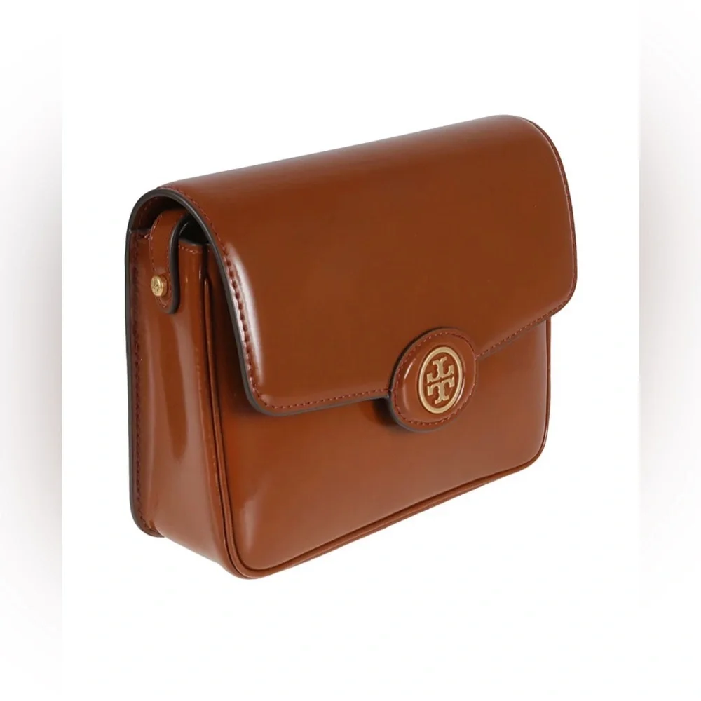 Tory Burch sleek cognac