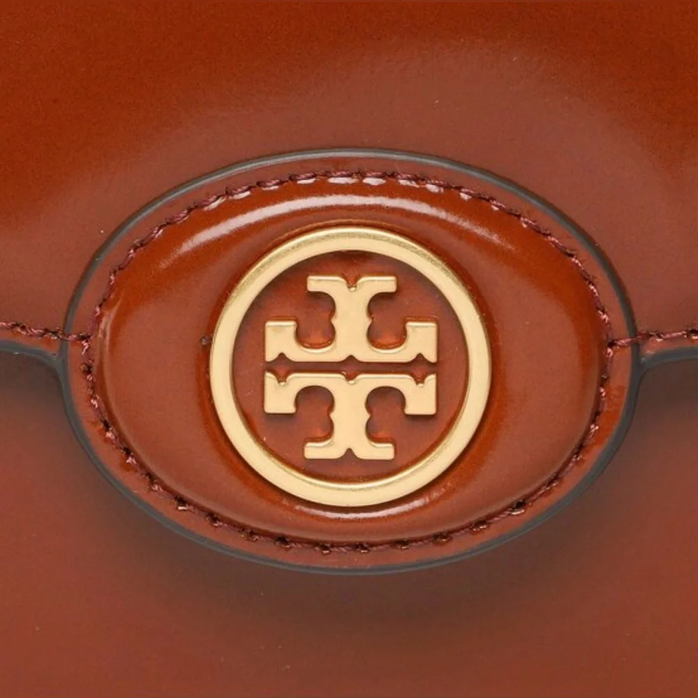 Tory Burch sleek cognac