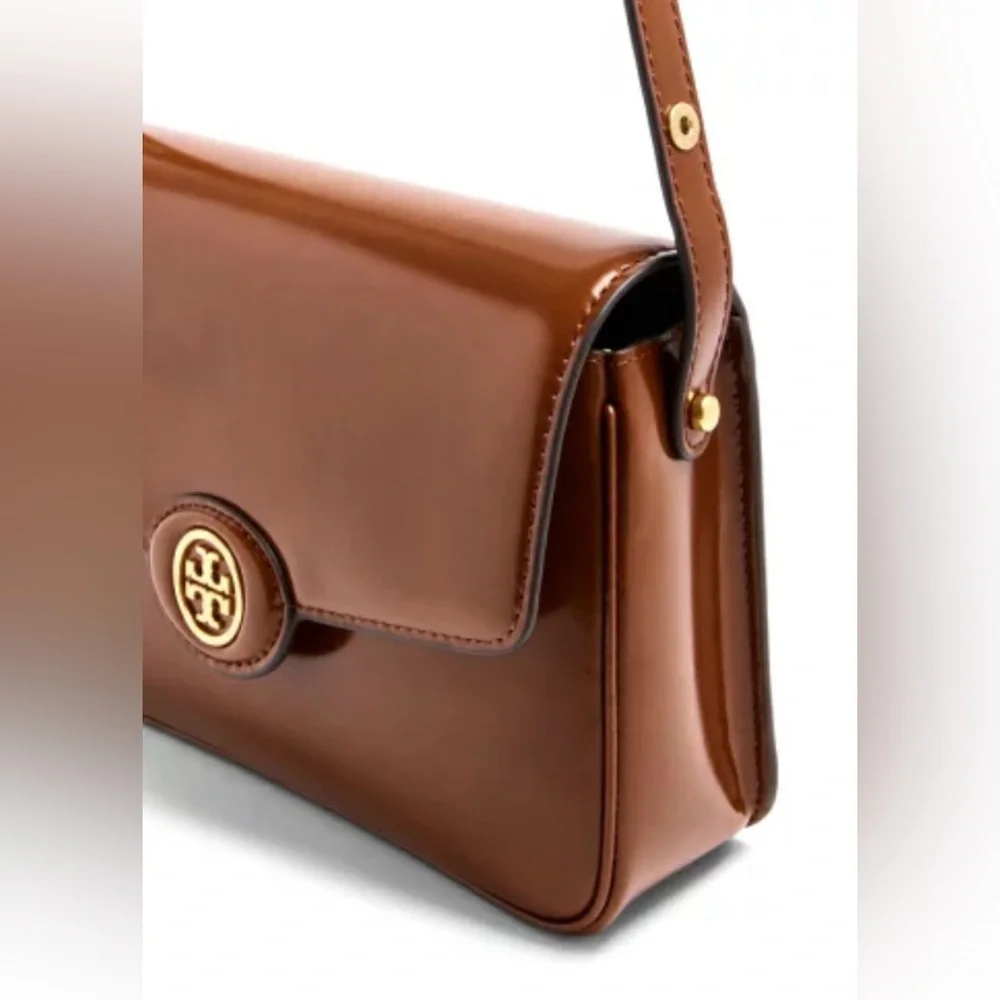 Tory Burch sleek cognac
