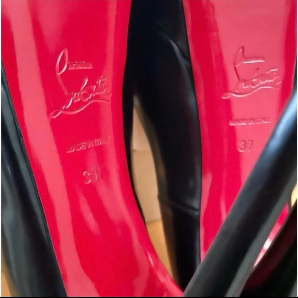Christian Louboutin black are supports