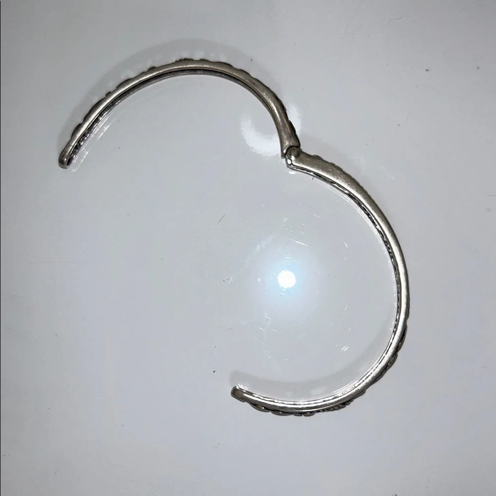 NWOT Carolyn Pollack Sterling Silver Scroll Design Bangle Bracelet